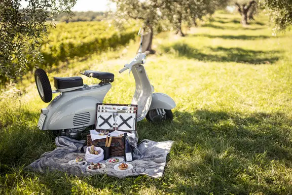 Picknick im Freien