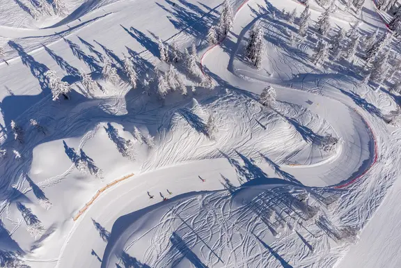 Hinter den Kulissen eines Skigebiets