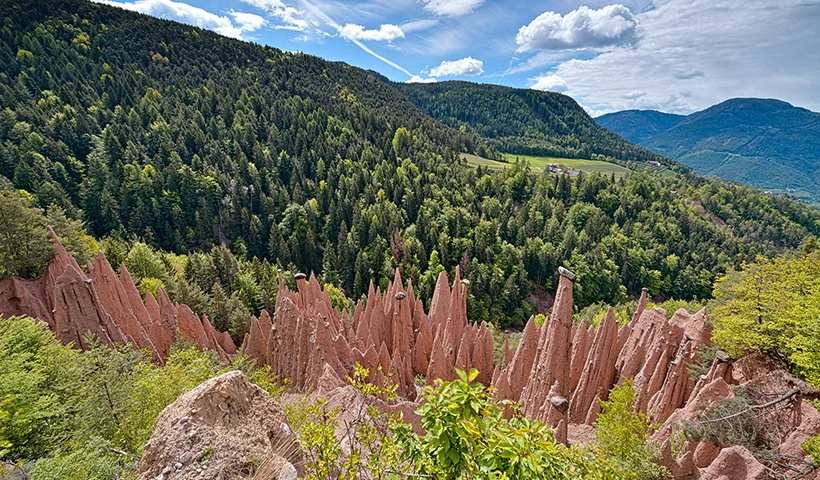 Sich Ausbalancieren am Ritten, der Sonnenterrasse oberhalb Bozens