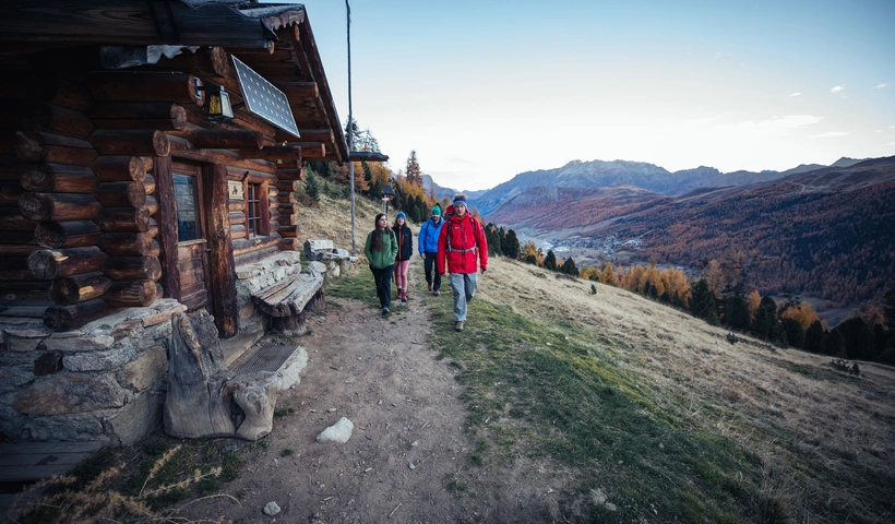 Vom Hotel zur Hütte