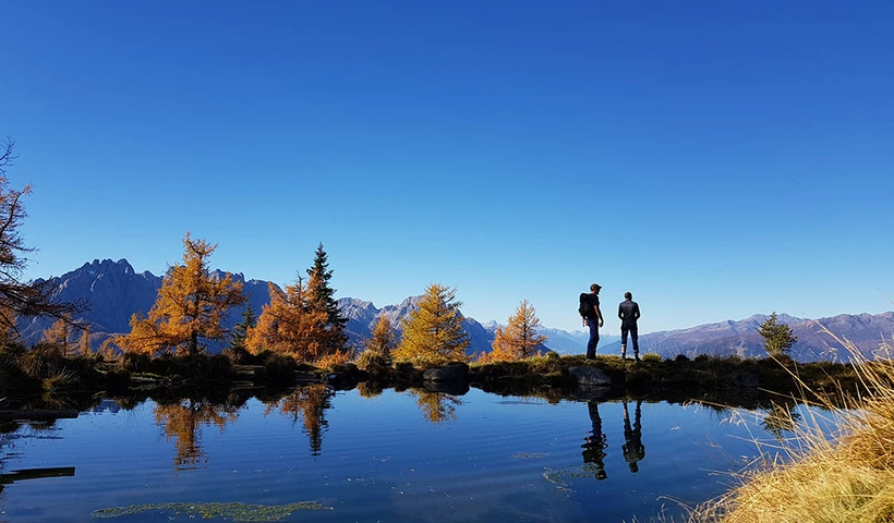 Was tun, wenn kein Schnee fällt? Weitblickwandern!