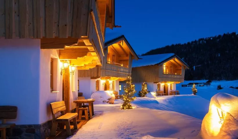 Knisternde Chalet-Romantik im Schnee 